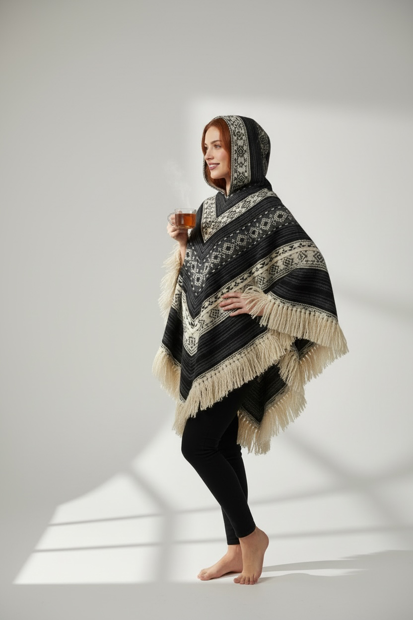 Poncho Andino Geométrico GB