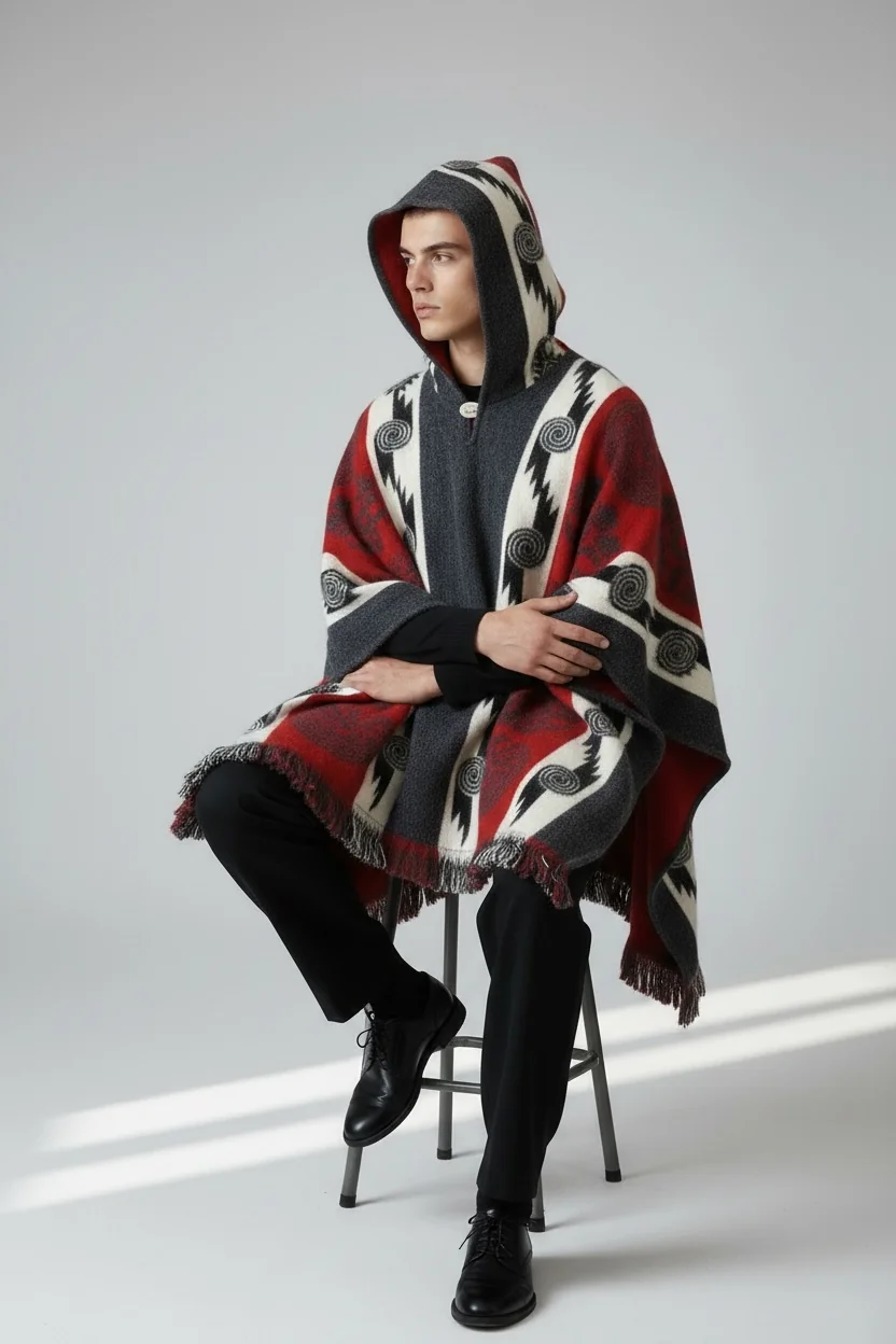 Poncho Andino Reversible RG - Imagen 2