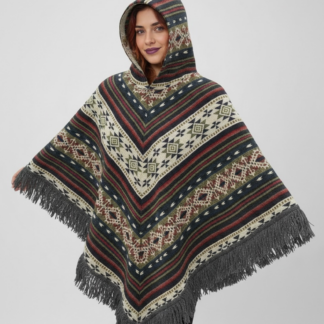 Poncho Andino Geométrico GVB