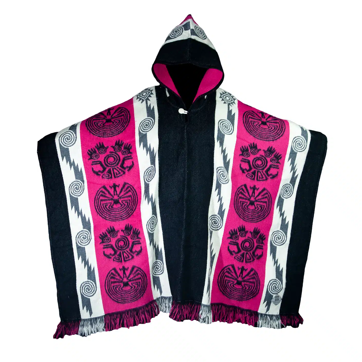 Poncho Andino Reversible Ro - Imagen 2