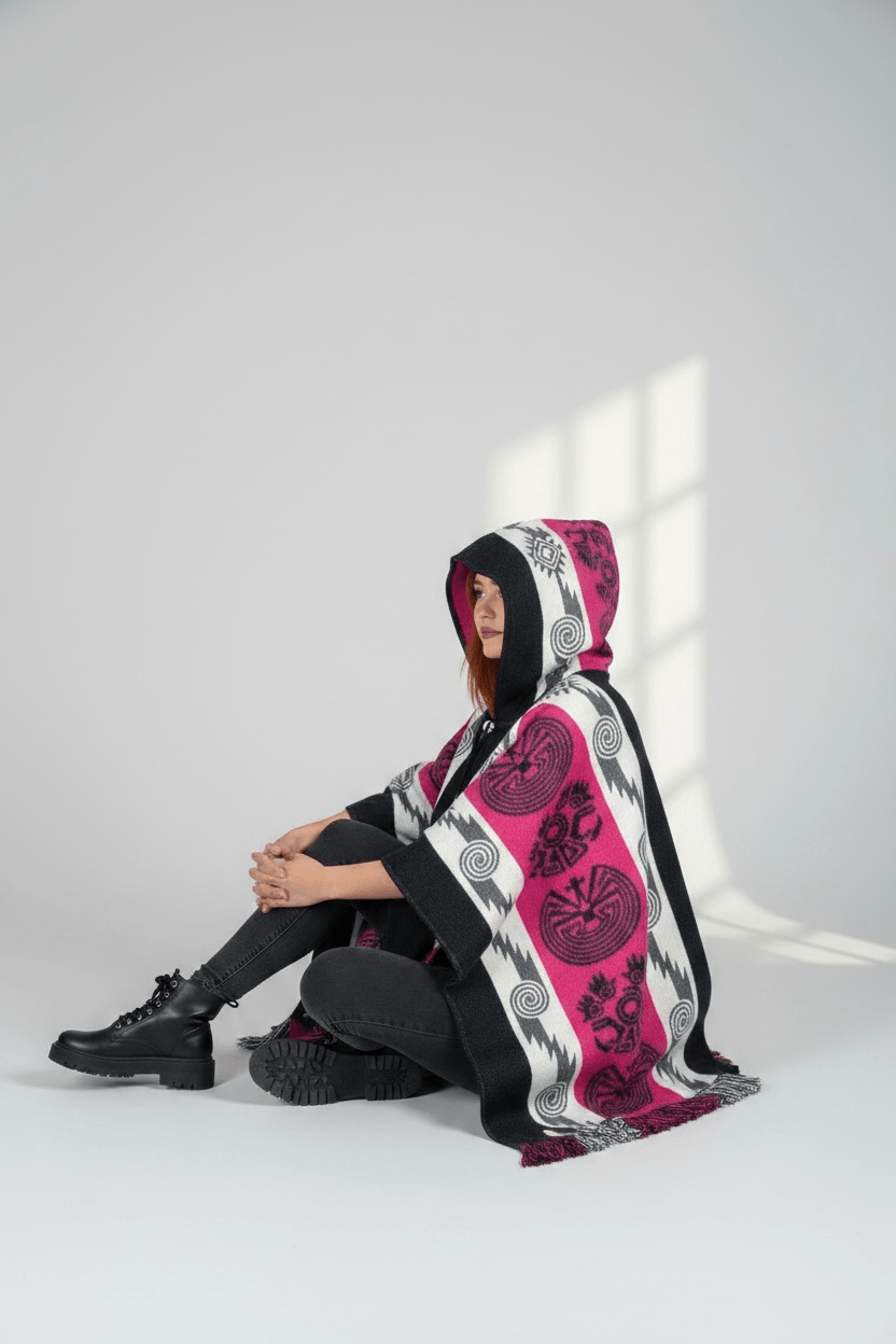 Poncho Andino Rev Ro - Imagen 3