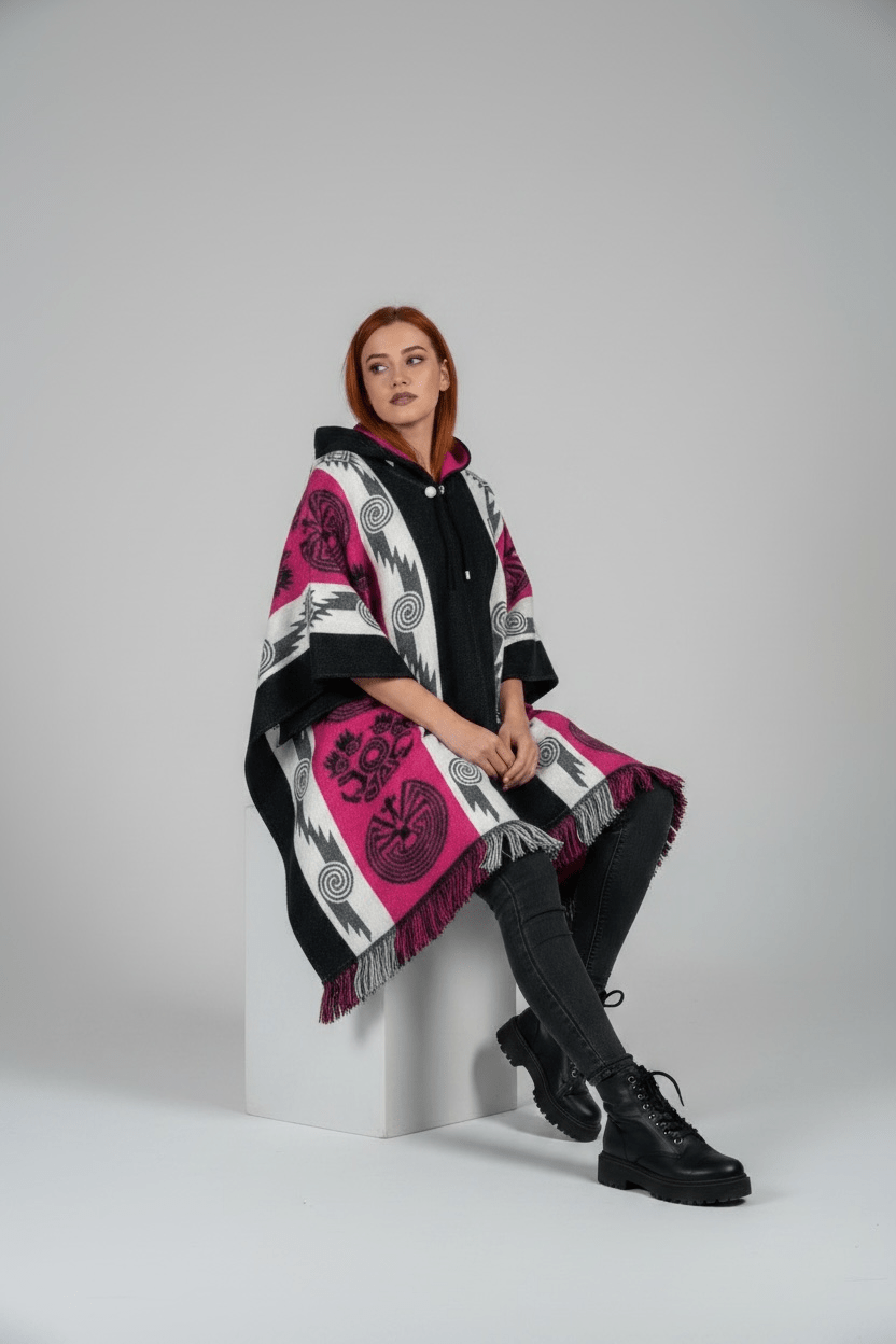 Poncho Andino Rev Ro - Imagen 4