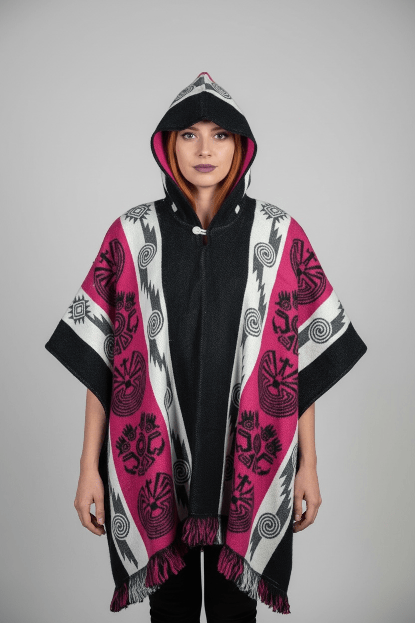 Poncho Andino Rev Ro - Imagen 7