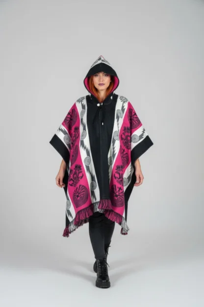 Poncho Andino Reversible Ro
