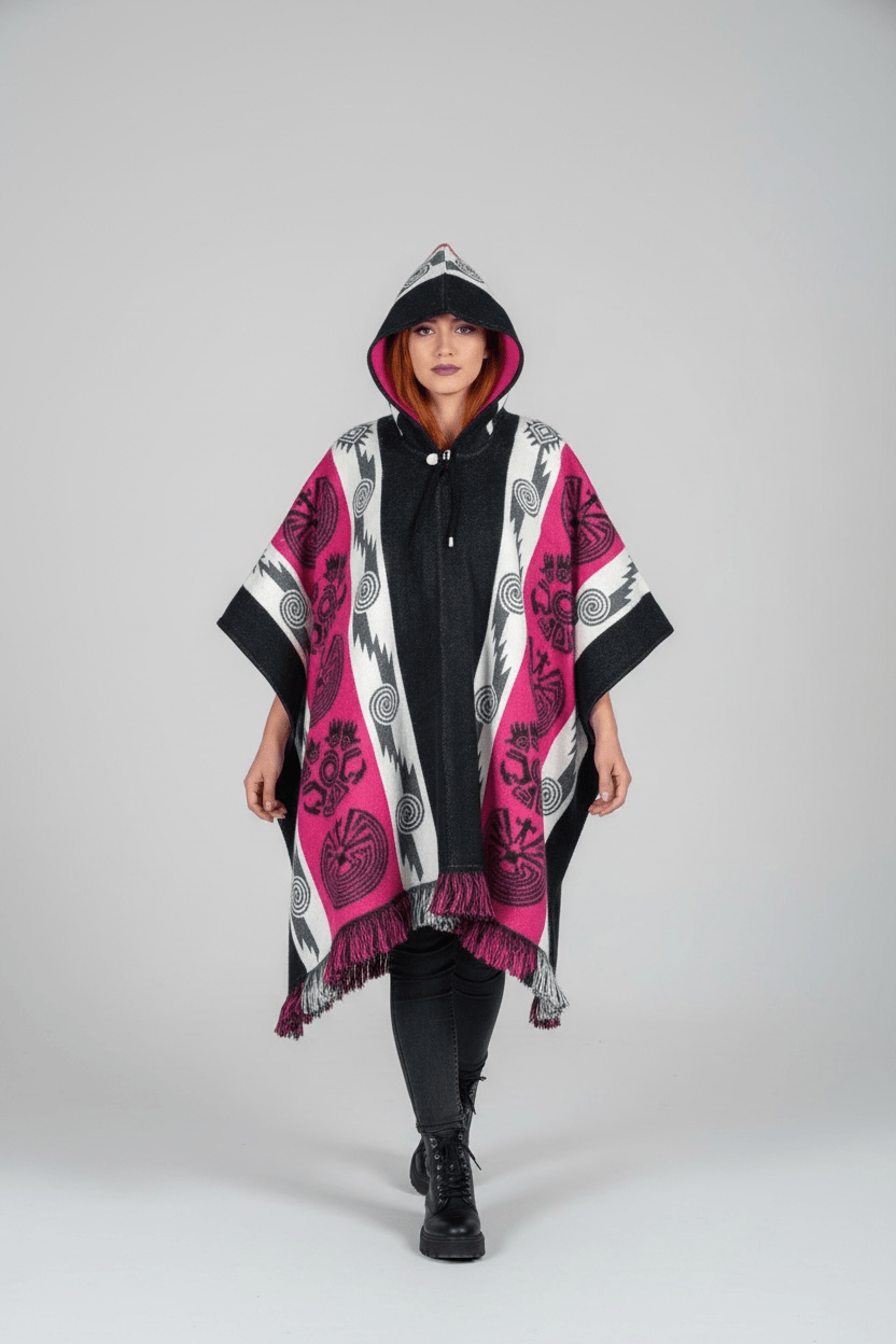 Poncho Andino Rev Ro