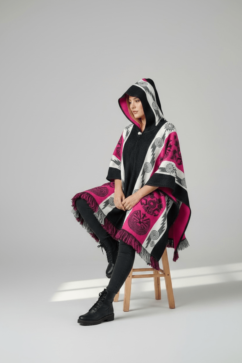 Poncho Andino Rev Ro - Imagen 6