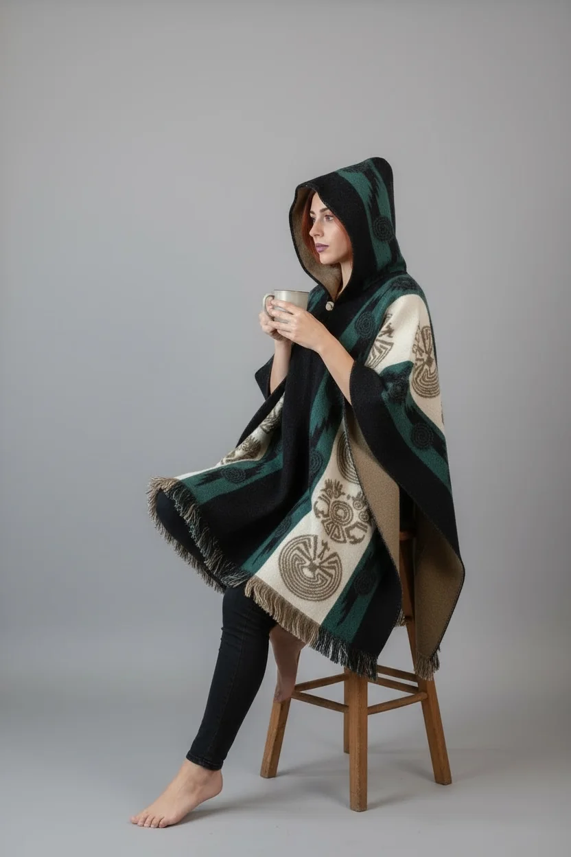 Poncho Andino Reversible ve - Imagen 4