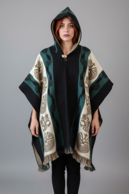 Poncho Andino Reversible ve