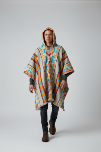 Poncho Tribal Impermeable