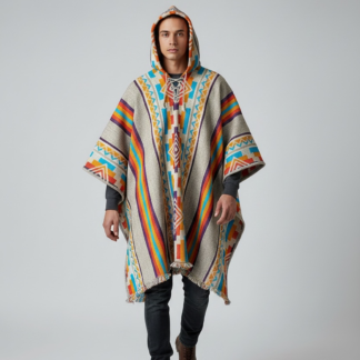 Poncho Tribal Impermeable