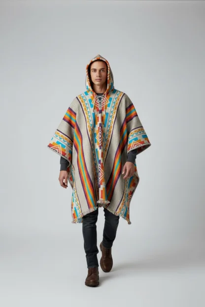 Poncho Tribal Impermeable