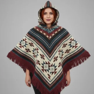 Poncho Andino Geométrico BAB