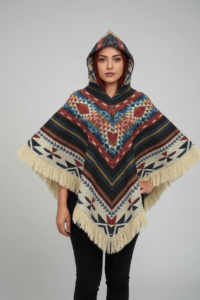 Poncho Andino Geométrico BVB