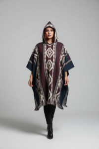 Poncho Andino Geométrico Adv