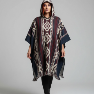 Poncho Andino Geométrico Adv