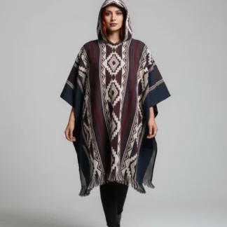 Poncho Andino Geométrico Adv