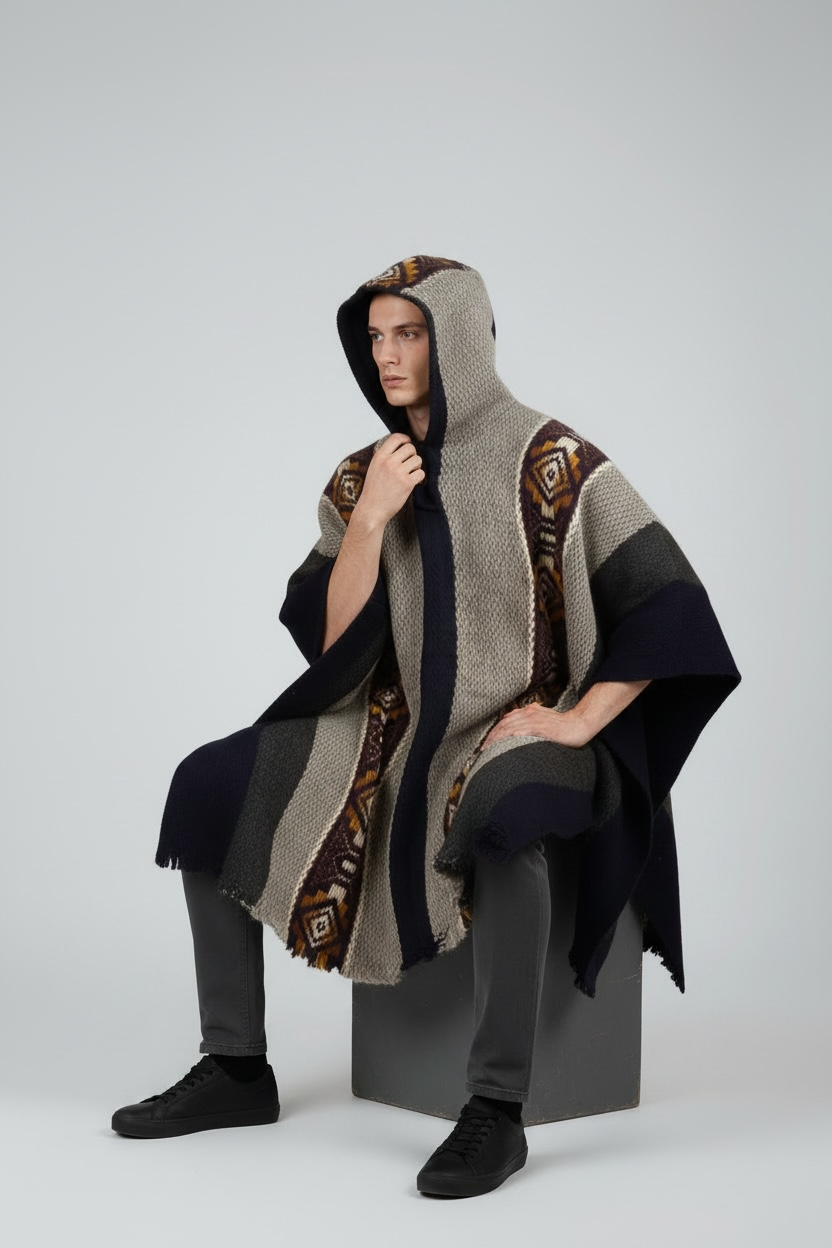 Poncho Andino Coqueado AGC - Imagen 5
