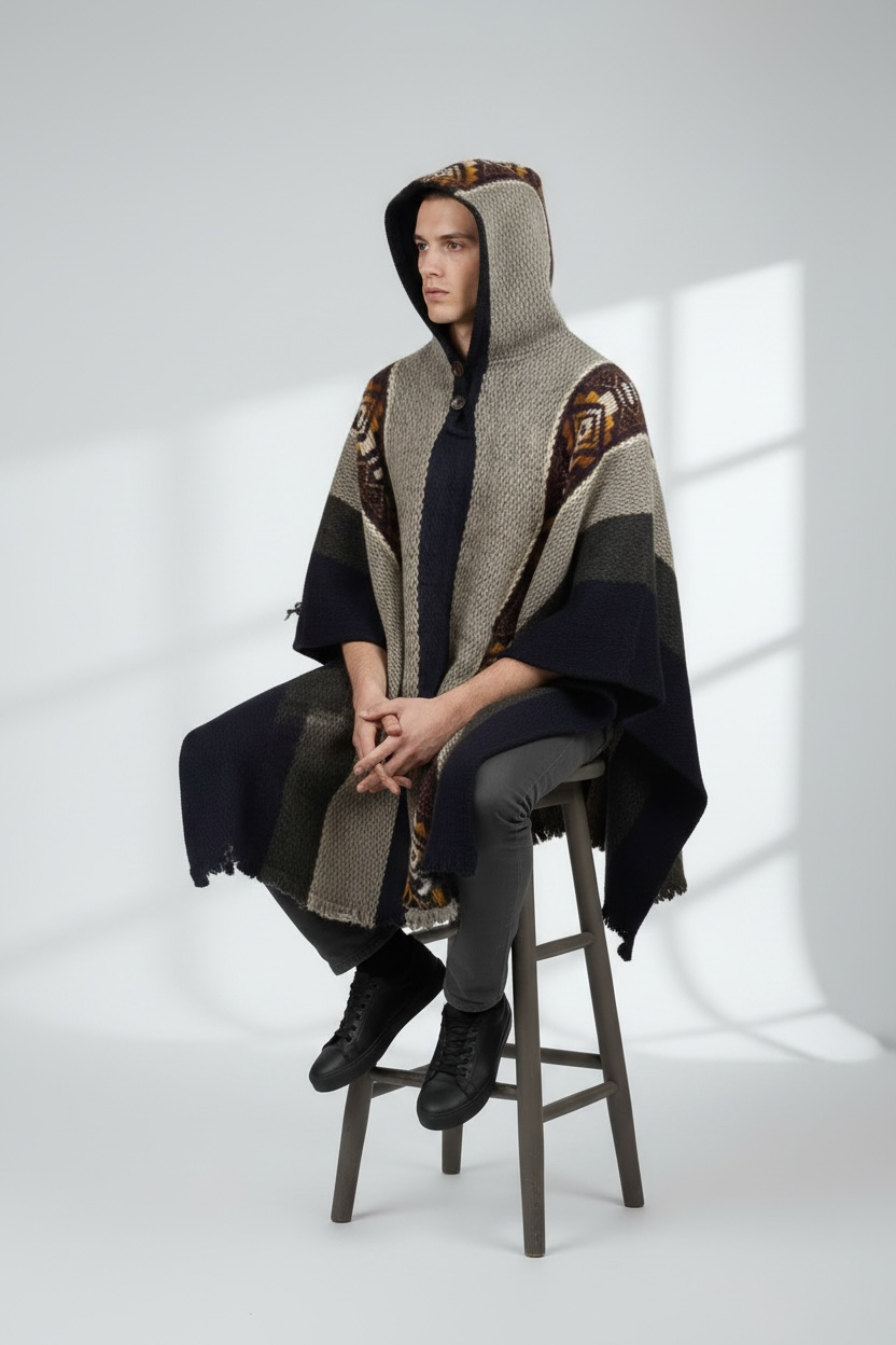 Poncho Andino Coqueado AGC - Imagen 4