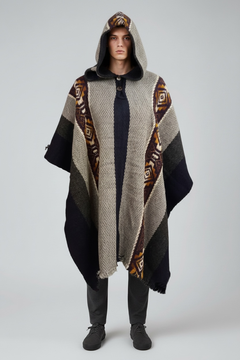 Poncho Andino Coqueado AGC - Imagen 3