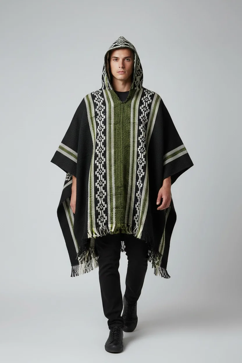 Poncho Andino Coqueado NV