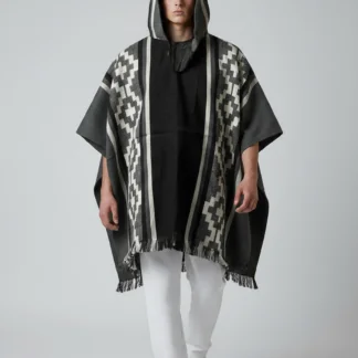 Poncho Andino Cruz Negro Go