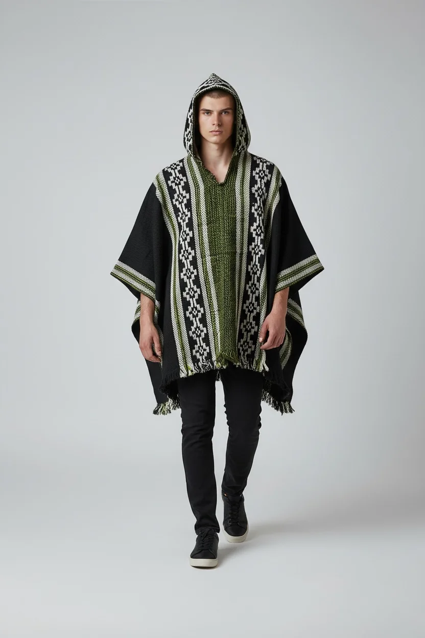 Poncho Andino Coqueado NV - Imagen 3