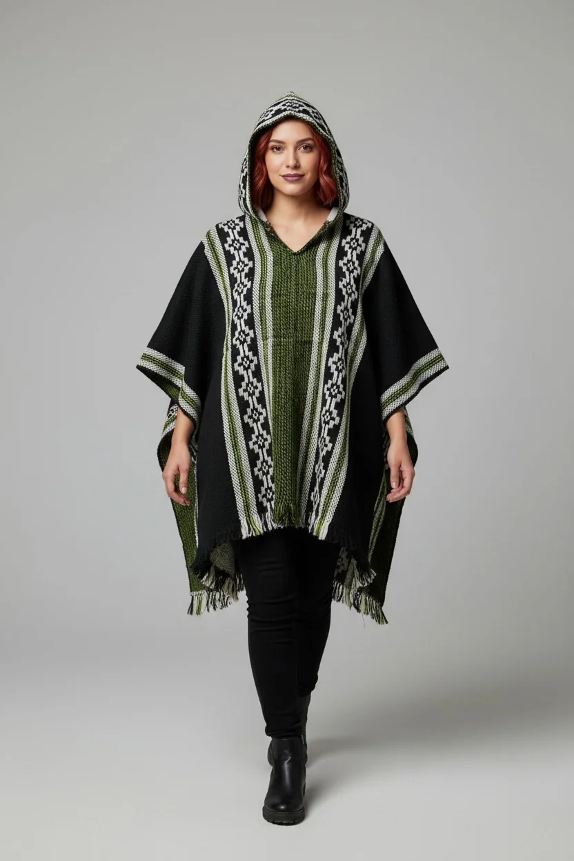 Poncho Andino Coqueado NV - Imagen 2