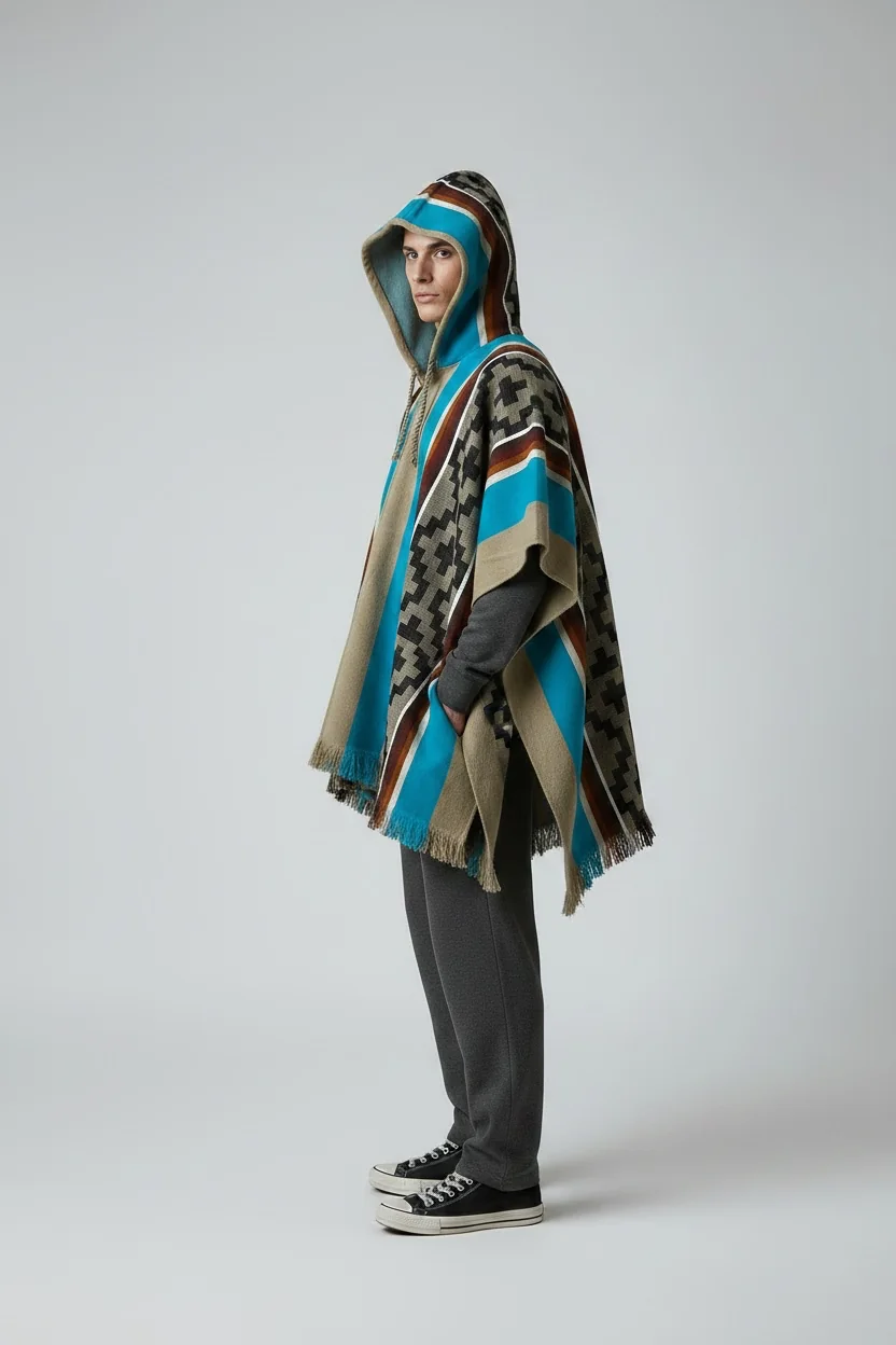 Poncho Andino Cruz CaC - Imagen 3