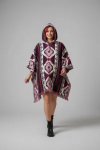 Poncho Andino Geométrico ROSN