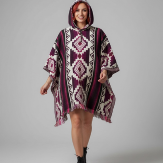 Poncho Andino Geométrico ROSN
