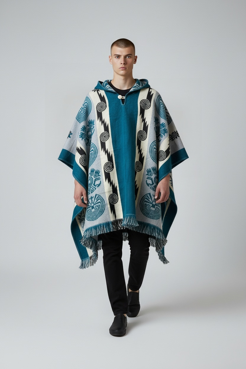 Poncho Andino Rev Calipso - Imagen 2